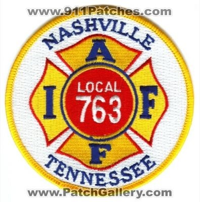 Nashville Fire IAFF Local 763 Patch (Tennessee)
[b]Scan From: Our Collection[/b]
