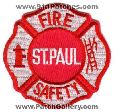 Saint Paul Fire Safety Patch (Minnesota)
[b]Scan From: Our Collection[/b]
Keywords: st.