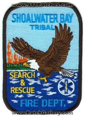 Shoalwater Bay Tribal Fire Department Seach And Rescue Patch (Washington)
Scan By: PatchGallery.com
Keywords: dept. & sar indian tribe