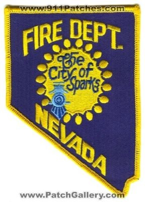 Sparks Fire Department Patch (Nevada)
[b]Scan From: Our Collection[/b]
Keywords: the city of dept.