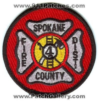 Spokane County Fire District 4 (Washington)
Scan By: PatchGallery.com
Keywords: co. dist. number no. #4 department dept.