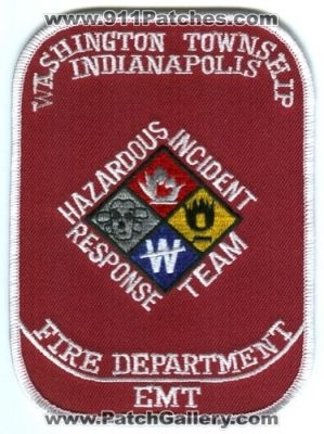 Washington Township Fire Department Hazardous Incident Response Team EMT Patch (Indiana)
[b]Scan From: Our Collection[/b]
Keywords: indianapolis