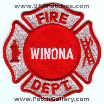 Winona Fire Department Patch (Minnesota)
Scan By: PatchGallery.com
Keywords: dept.