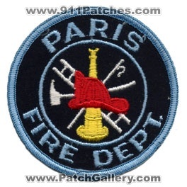 Paris Fire Department (UNKNOWN STATE)
Thanks to Matthew Marano for this scan.
Keywords: dept.