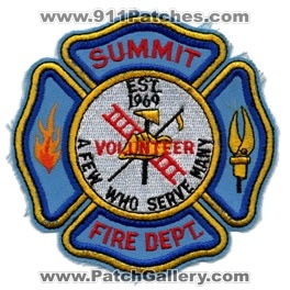 Summit Volunteer Fire Department (Wisconsin)
Thanks to Matthew Marano for this scan.
Keywords: dept.