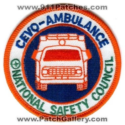 CEVO Ambulance National Safety Council (Illinois)
Scan By: PatchGallery.com
Keywords: ems coaching the emergency vehicle operator