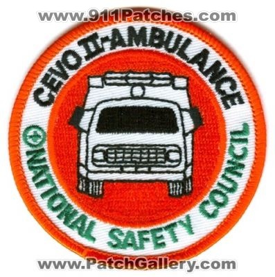 CEVO II Ambulance National Safety Council (Illinois)
Scan By: PatchGallery.com
Keywords: ems coaching the emergency vehicle operator