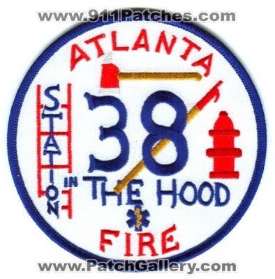 Atlanta Fire Company 38 Patch (Georgia)
[b]Scan From: Our Collection[/b]
Keywords: station