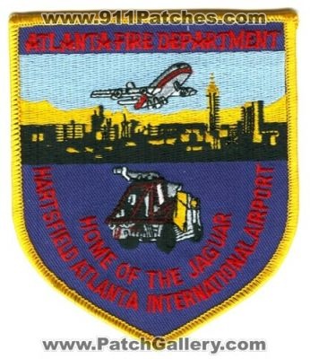 Atlanta Fire Department Hartsfield Atlanta International Airport Patch (Georgia)
Scan By: PatchGallery.com
Keywords: dept. afd home of the jaguar