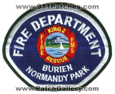 Burien Normandy Park Fire Department King County District 2 (Washington)
Scan By: PatchGallery.com
Keywords: dept. ems rescue co. dist. number no. #2