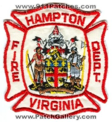 Hampton Fire Department Patch (Virginia)
[b]Scan From: Our Collection[/b]
Keywords: dept.