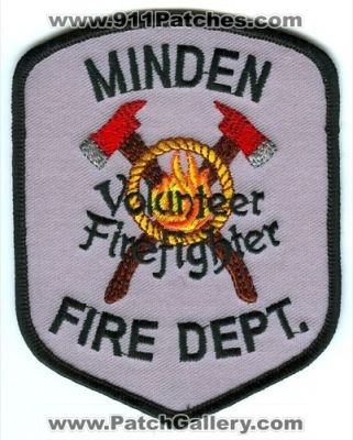 Minden Fire Department Volunteer FireFighter (Nebraska)
Scan By: PatchGallery.com
Keywords: dept.
