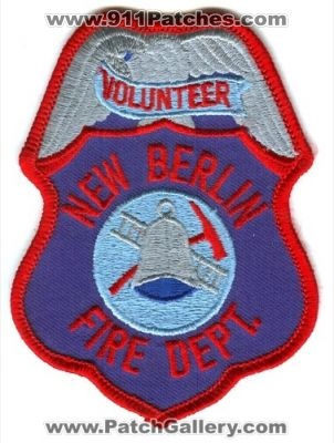 New Berlin Volunteer Fire Department Patch (Wisconsin)
[b]Scan From: Our Collection[/b]
Keywords: dept.