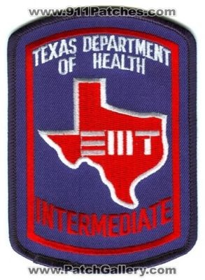 Texas Department of Health EMT Intermediate Patch (Texas)
Scan By: PatchGallery.com
Keywords: state certified dept. emergency medical technician