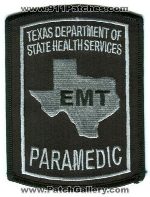 Texas State EMT Paramedic Patch (Texas)
[b]Scan From: Our Collection[/b]
Keywords: ems department of state health services