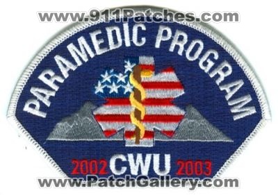 Central Washington University Paramedic Program 2002 2003 (Washington)
Scan By: PatchGallery.com
Keywords: ems cwu