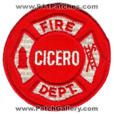 Cicero Fire Department Patch (Illinois)
[b]Scan From: Our Collection[/b]
Keywords: dept.