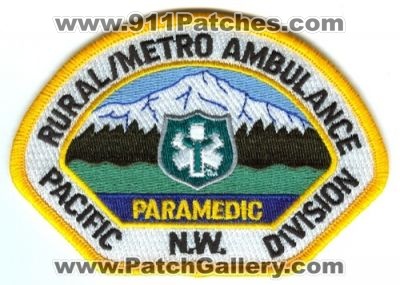 Rural Metro Ambulance Pacific Northwest Division Paramedic (Washington)
Scan By: PatchGallery.com
Keywords: ems n.w. nw