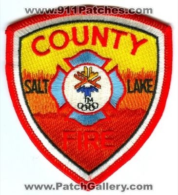Salt Lake County Fire Department 2002 Winter Olympics Patch (Utah)
Scan By: PatchGallery.com
Keywords: co. dept. games