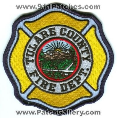 Tulare County Fire Department Patch (California)
[b]Scan From: Our Collection[/b]
Keywords: dept.