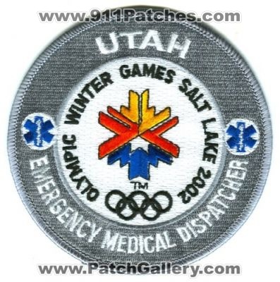 Utah Olympic Winter Games Salt Lake 2002 Emergency Medical Dispatcher Patch (Utah)
Scan By: PatchGallery.com
Keywords: ems emd olympics