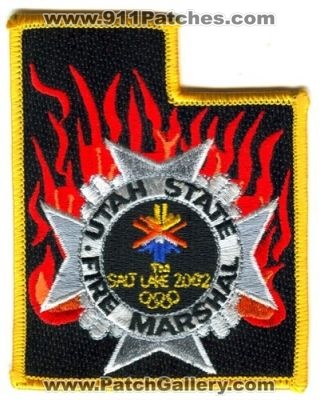 Utah State Fire Marshal Salt Lake 2002 Winter Olympics Patch (Utah)
Scan By: PatchGallery.com
Keywords: shape games