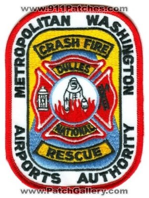 Metropolitan Washington Airports Authority Crash Fire Rescue CFR Patch (Washington DC)
Scan By: PatchGallery.com
Keywords: arff aircraft firefighter firefighting dulles national