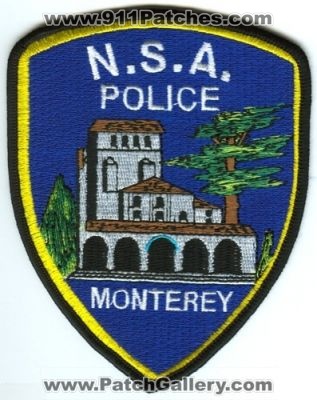 Monterey Naval Support Activity Police Department (California)
Scan By: PatchGallery.com
Keywords: n.s.a. nsa dept.