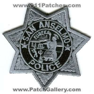 San Anselmo Police (California)
Scan By: PatchGallery.com
