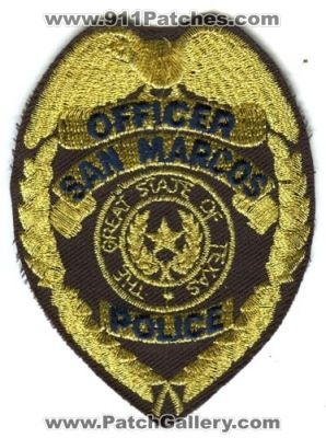 San Marcos Police Officer (Texas)
Scan By: PatchGallery.com
