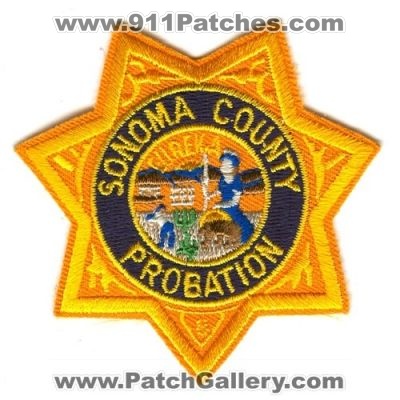 Sonoma County Probation (California)
Scan By: PatchGallery.com
