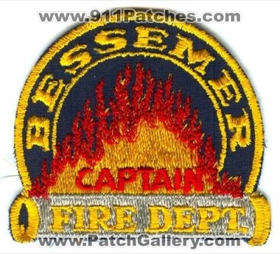 Bessemer Fire Department Captain (Alabama)
Scan By: PatchGallery.com
Keywords: dept.