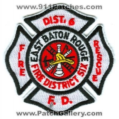 East Baton Rouge Fire District 6 Patch (Louisiana)
Scan By: PatchGallery.com
Keywords: dist. six rescue department dept. f.d.