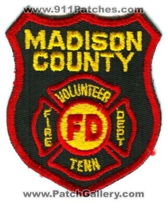 Madison County Volunteer Fire Department (Tennessee)
Scan By: PatchGallery.com
Keywords: fd dept