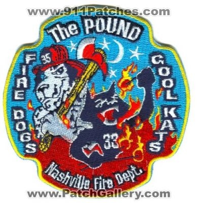 Nashville Fire Engine 33 Engine 35 Patch (Tennessee)
[b]Scan From: Our Collection[/b]
Keywords: dept. department