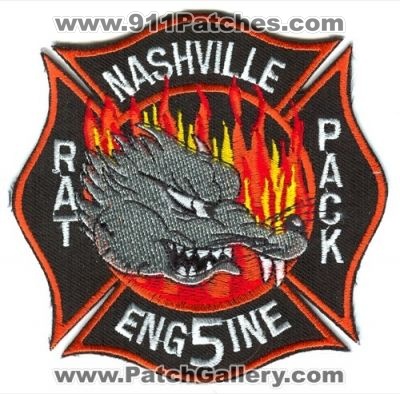 Nashville Fire Engine 5 Patch (Tennessee)
[b]Scan From: Our Collection[/b]
