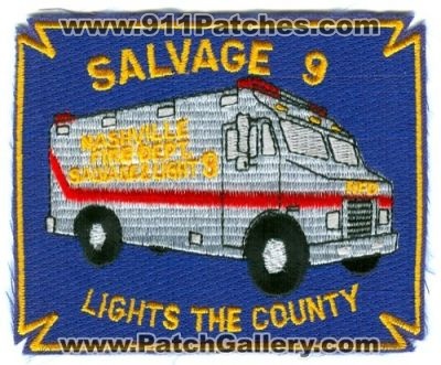 Nashville Fire Salvage And Light 9 Patch (Tennessee)
[b]Scan From: Our Collection[/b]
Keywords: dept. department &
