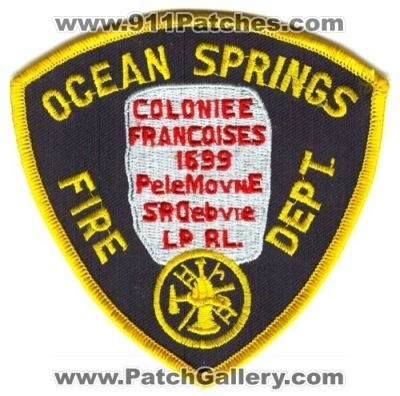 Ocean Springs Fire Department (Mississippi)
Scan By: PatchGallery.com
Keywords: dept.
