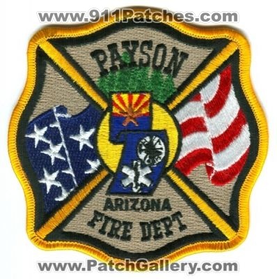 Payson Fire Department (Arizona)
Scan By: PatchGallery.com
Keywords: dept.