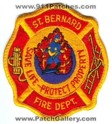 Saint Bernard Fire Department (Louisiana)
Scan By: PatchGallery.com
Keywords: st. dept.