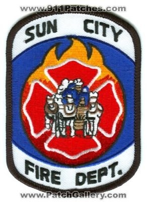 Sun City Fire Department (Arizona)
Scan By: PatchGallery.com
Keywords: dept.