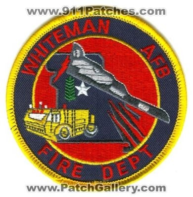 Whiteman Air Force Base AFB Fire Department USAF Military Patch (Missouri)
Scan By: PatchGallery.com
Keywords: dept.