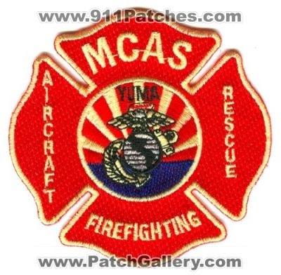 Yuma Marine Corps Air Station MCAS Aircraft Rescue FireFighting ARFF Fire Department USMC Military Patch (Arizona)
Scan By: PatchGallery.com
Keywords: m.c.a.s. u.s.m.c. a.r.f.f. airport firefighter crash cfr c.f.r.