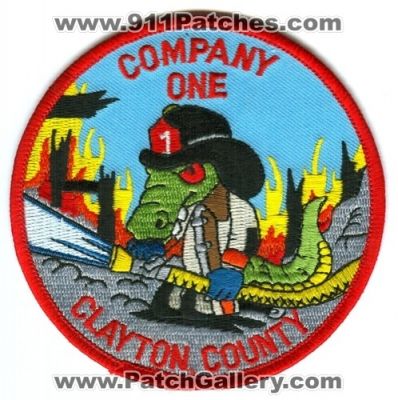 Clayton County Fire Department Company 1 (Georgia)
Scan By: PatchGallery.com
Keywords: co. dept. ccfd one number no. #1 station