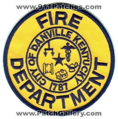 Danville Fire Department (Kentucky)
Scan By: PatchGallery.com
Keywords: city of
