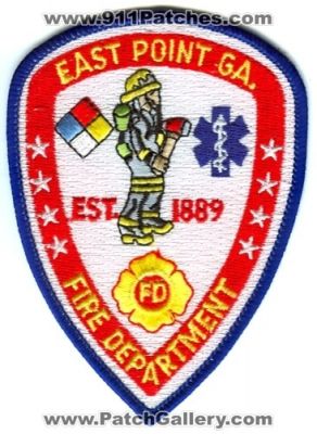 East Point Fire Department (Georgia)
Scan By: PatchGallery.com
Keywords: ga. fd