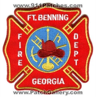 Fort Benning Fire Department Patch (Georgia)
Scan By: PatchGallery.com
Keywords: ft. dept. us army military