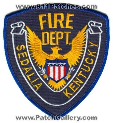 Sedalia Fire Department (Kentucky)
Scan By: PatchGallery.com
Keywords: dept.