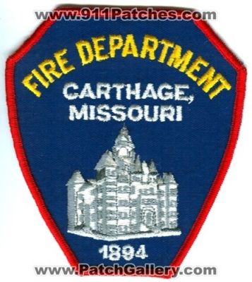 Carthage Fire Department (Missouri)
Scan By: PatchGallery.com
