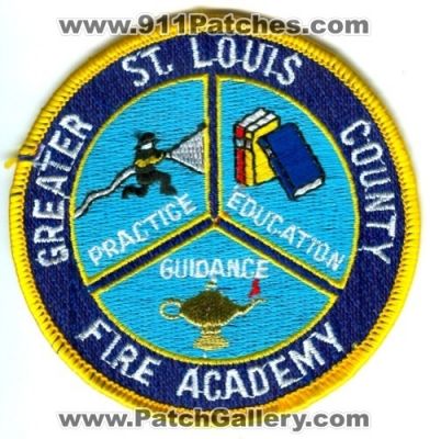 Greater Saint Louis County Fire Academy (Missouri)
Scan By: PatchGallery.com
Keywords: st.